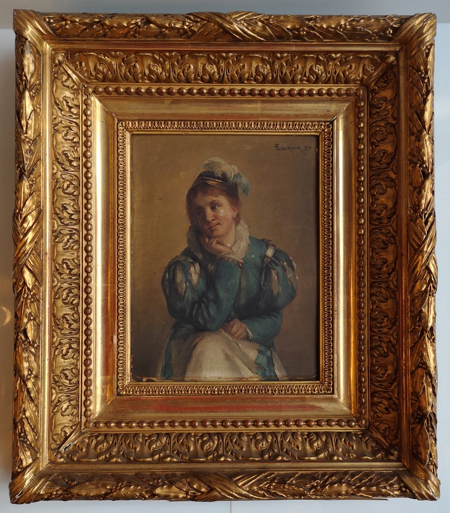 lecreux pre-impressionnisme portrait de jeune femme