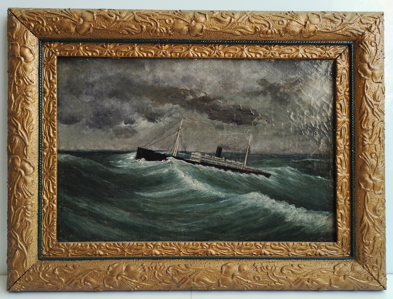 le louxor dans la tempête océan indien tableau marine